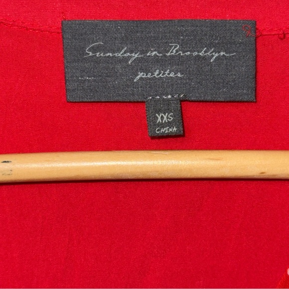 Anthropologie Miranda Maxi Dress Sunday in Brooklyn Polka Dot Textured XXS - Picture 2 of 10